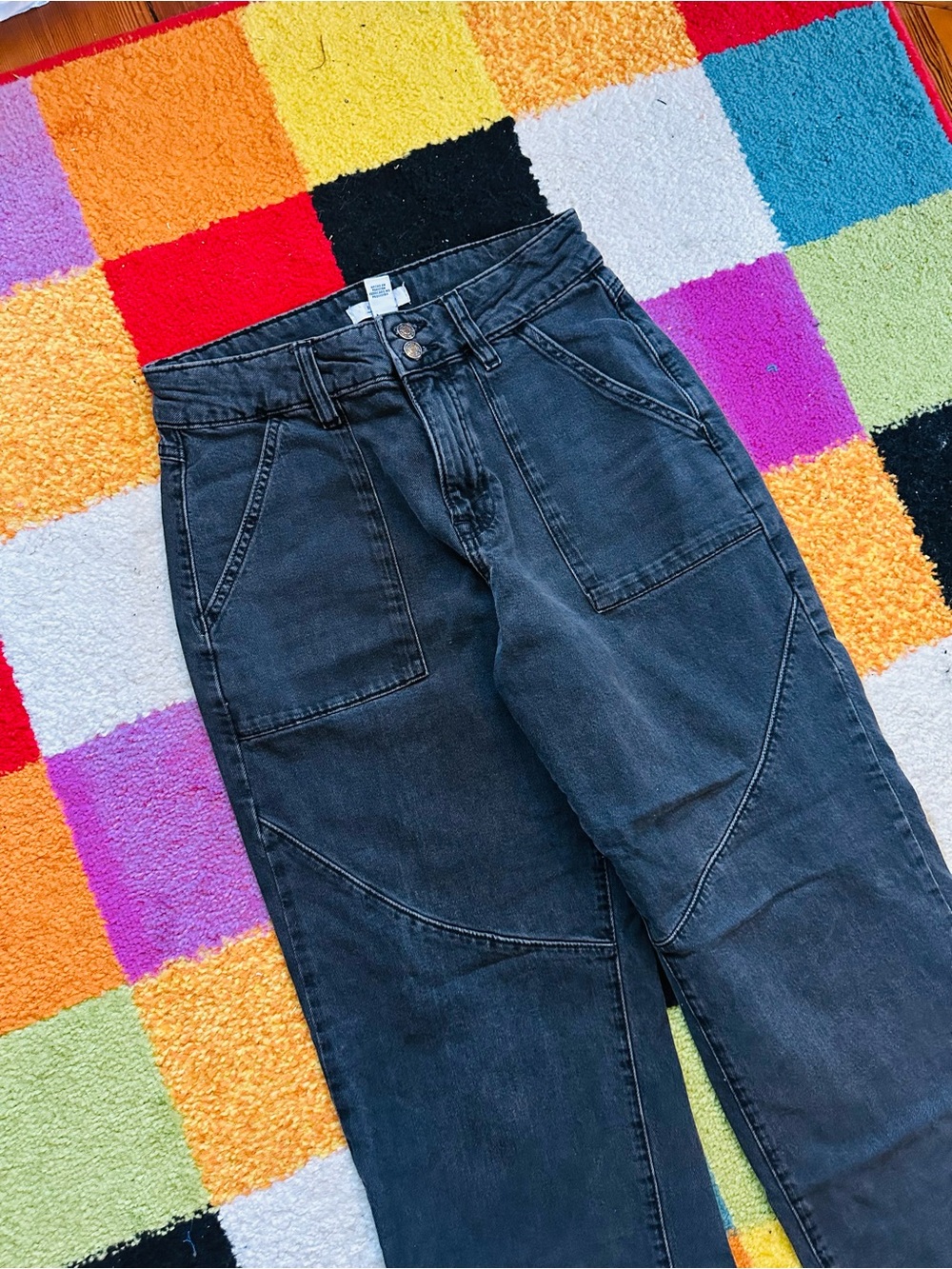 Black High Waisted Denim Jeans